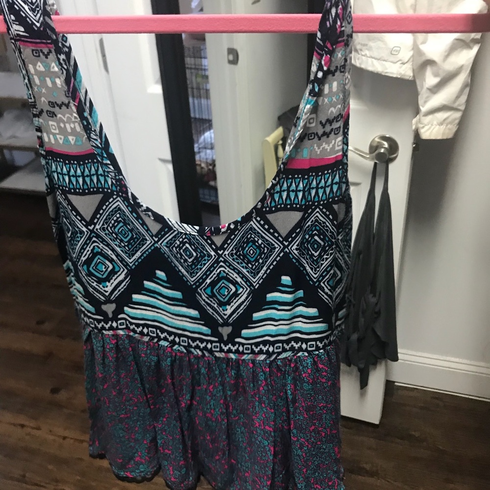 Multi colored tank